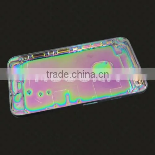 For Iphone 6/6plus Rainbow Mirror Gold Plated Frames Housing 24kt Gold Cover Back,Plated Bezel for Iphone 6 photo-5