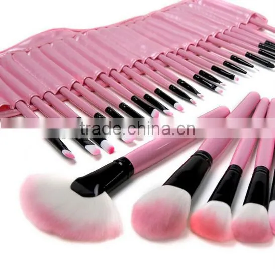32pcs Pink Good Quality Best Travel Professional Makeup Brushes,best Cosmetic Brushes photo-2