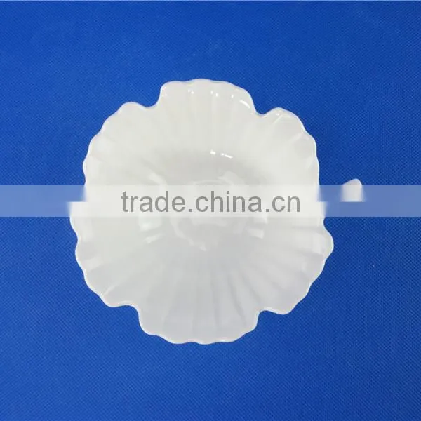Stock Small White Ceramic Pudding Bowl photo-2