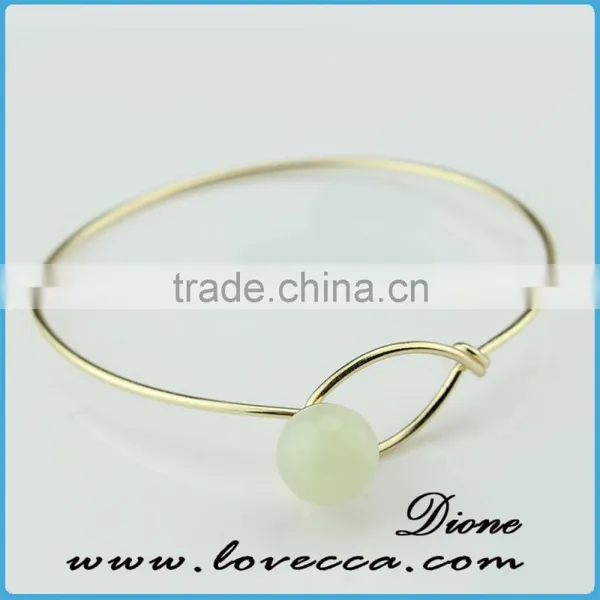 High Quality Fashion Bohemian Artificial Semi-precious Stones Turquoise Bracelet photo-6