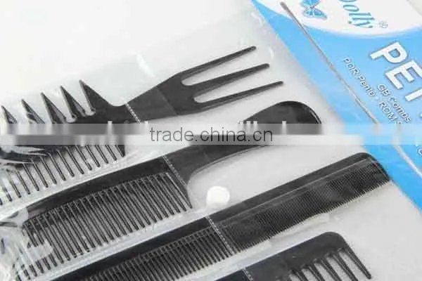 5PC Combined Type Comb/plastic Hair Brush photo-3