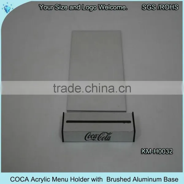 Acrylic Hot Bend Desk Menu Holder photo-4