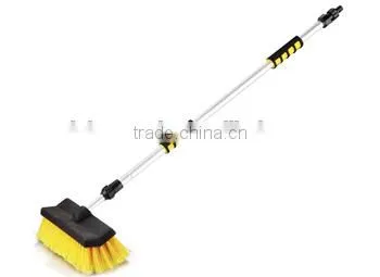 2015 New Hot Microfiber Soft Bristle Telescopic Car Wheel Wash Dust Detailing Cleaning Brush Flow Through Brush Series photo-3