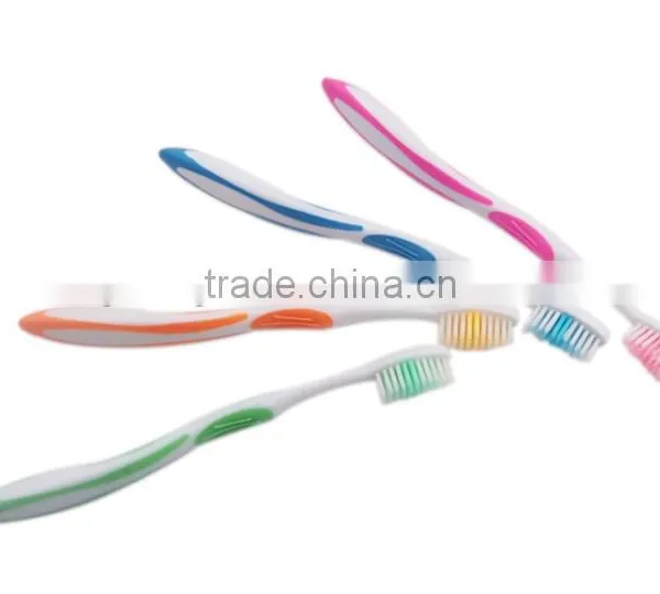 Non-slip Ergonomic Handle Soft Bristle Chinese Wholesale Oem Brand Adult Toothbrush photo-4