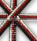 Cool Design Bracelet With Zinc Alloy Locking Part, Hot Sale Gift Leather With Crystal Gem Decoration photo-6