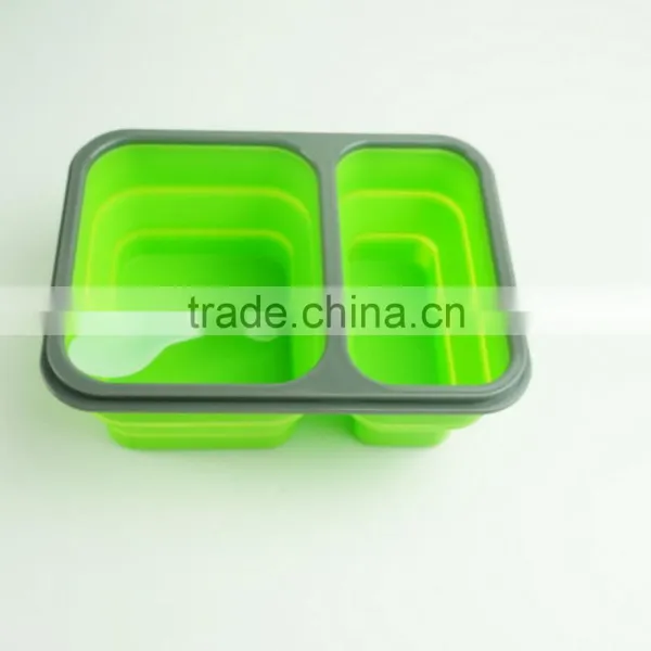 16129 Collapsible Silicone Kids Food Storage Box photo-3