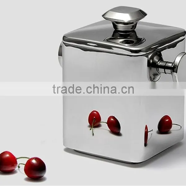1.2L Stainless Steel Square Ice Wine Bucket for Restaurant photo-5
