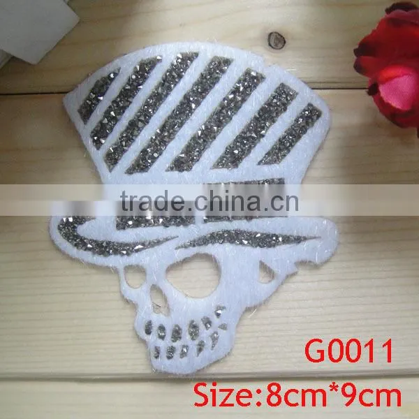 Skull Hot Fix Motif ;Hotfix Motif;Hotfix Rhinestone Sticker;hotfix Rhinestone
