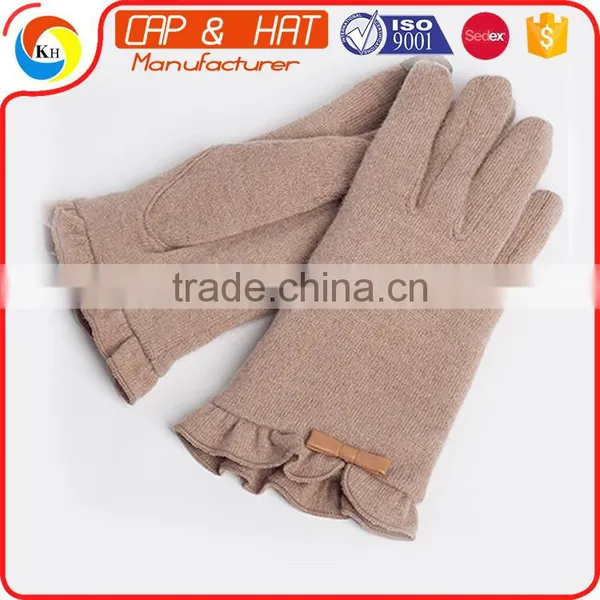 2015 Imprint Logo Magic Unisex Winter Knit Stretch Touch Screen Gloves,Screen Touch Gloves ----Top photo-3
