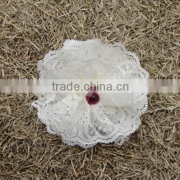 White Custom Handmade Artificial Flower Corsage/decorative Flower for Dresses photo-6