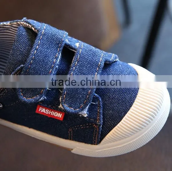 Zm35395a Fashion Children Boys Jeans Canvas Shoes Wholesale photo-5