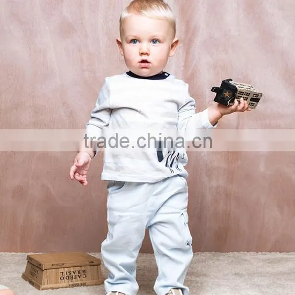 Open Shoulder Organic Cotton Baby Boy t Shirt photo-2