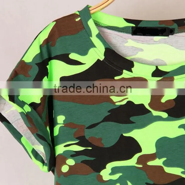 Custom Wholesale Women Camouflage Uniform t Shirt or Suit photo-5