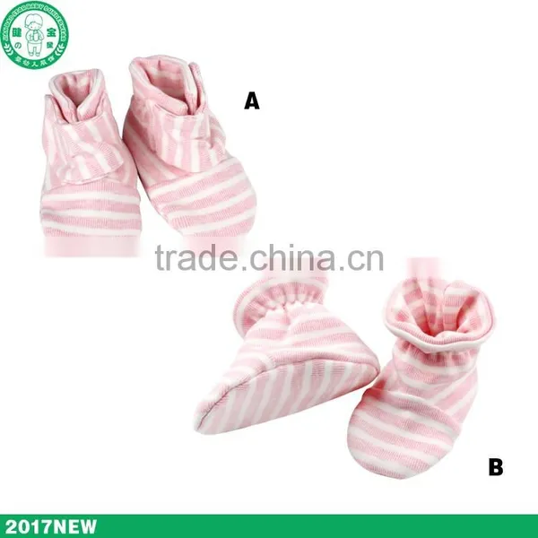 OEM Branded Good Quality Fabric Baby Shoes Cotton Baby Booties photo-2