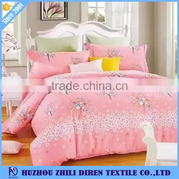 Hotel Home Four Pieces Super Soft Pink Duvet Cover Set photo-3