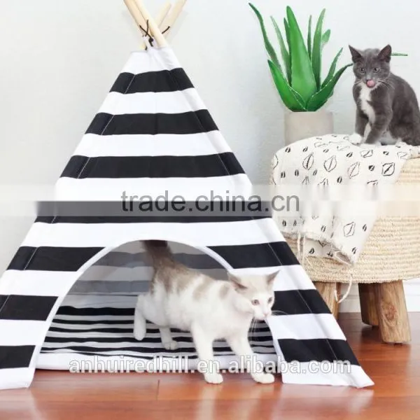 R1933H Good Quality Cheap Oop Pet Dog Cat Teepee Tent Bed for Sale photo-3