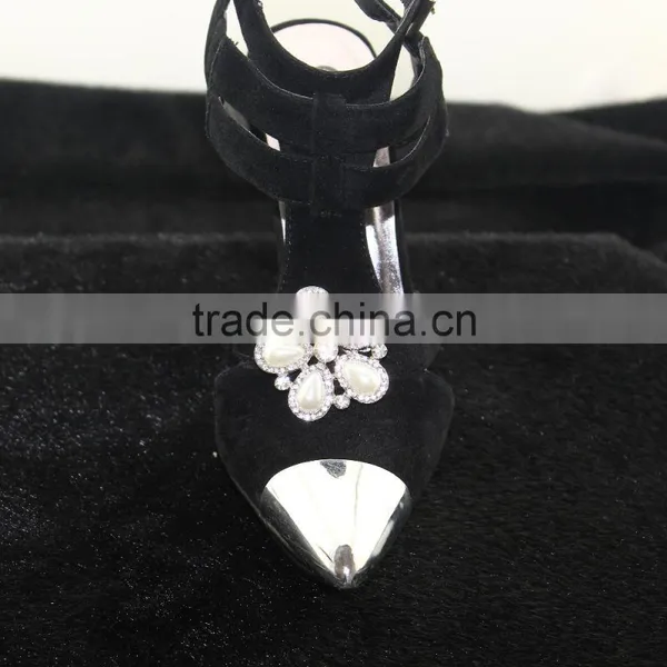 New Design High Heel Shoe Clips Wedding Decorative Shoe Scraper For Hair Jewelry photo-2