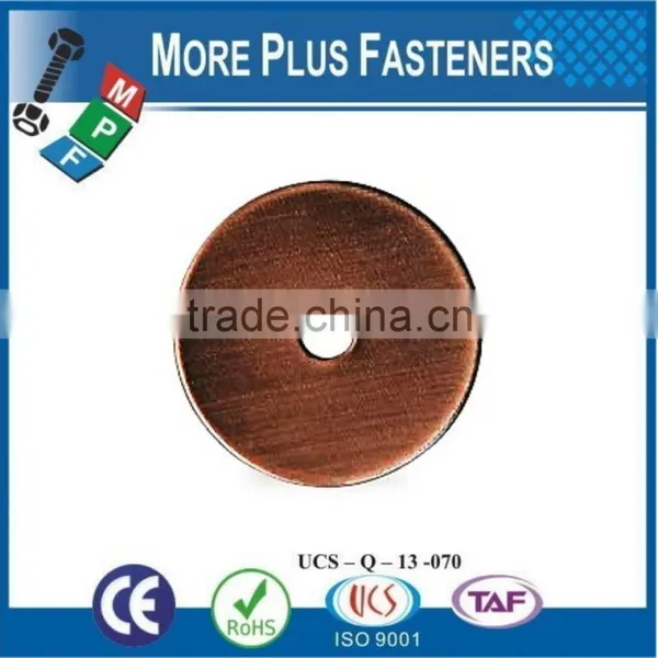 Made in Taiwan Fender Washer Zinc Plated Silicon Bronze Stainless Steel Thick photo-3