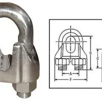 US. Type Malleable Wire Rope Clips