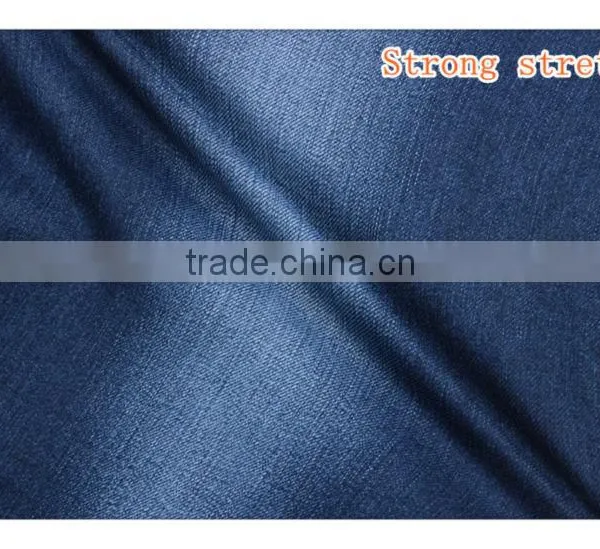 Denim Stocklot Men's Suit Fabric/Foshan Supplier Stretch Jean Fabric photo-6