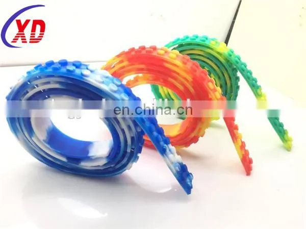 Hot Selling Adhesive Nimu Loops Silicone Legoes Toy Brick Tape, Building Block Rolling Strap photo-4