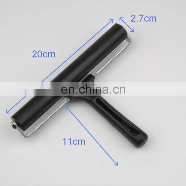 8" Plastic Handle Hard Rubber Brayer photo-4