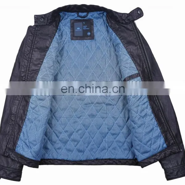 Latest Fashion Mens Thick Padded Softshell pu Motocycle Clothing photo-2