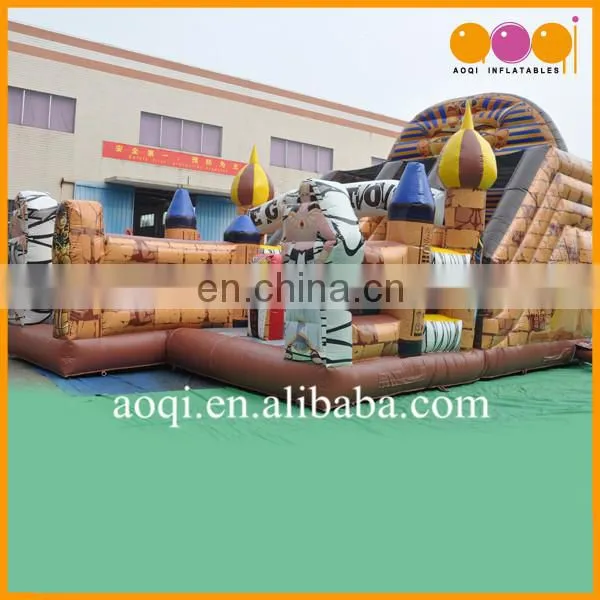 2017 China Inflatable Slide Children Outdoor Playground Big Inflatable Egypt Tour Obstacle Slide for Sale photo-5