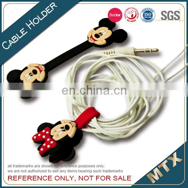 Soft Pvc Cell Phone Headphone Cable Cord Holder photo-4