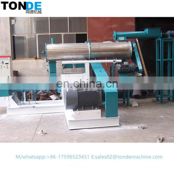 Small Size Cheap Floating Fish Feed Pellet Machine / Animal Fish Feed Pellet Processing Extruder Machine photo-2