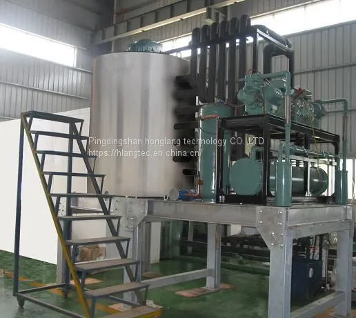 10T/day flake ice machine for meat processing supermarket seafood icing