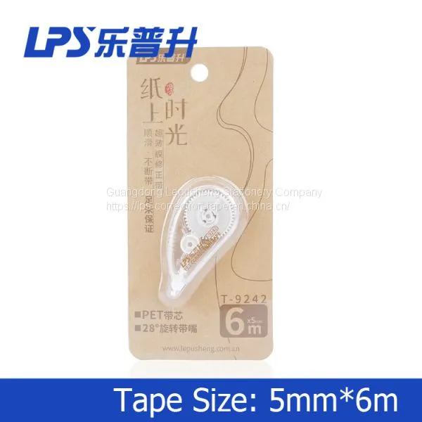 Plain Series Correction Tape Transparent Shell Mini Size Simple Design Correction Roller photo-4