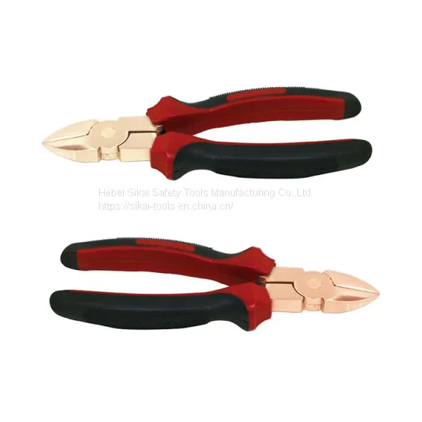Diagonal Cutting Pliers 6 Inch 8 Inch AlCu Non Sparking Tools
