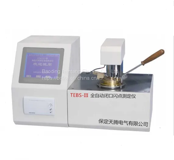 TEBS-III Pensky-Martens Closed Cup Flash Point tester