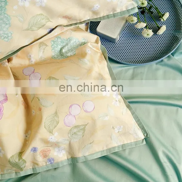 RAWHOUSE Amazon 60s Home Use Bedding Set Luxury Bedding 100% Cotton Set Bed Sheet Pillowcase photo-6