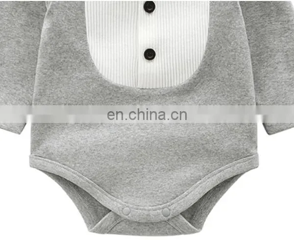 Multi Colors Warm Baby Rompers Unisex Long Sleeve Knitted Baby Jumpsuit photo-5
