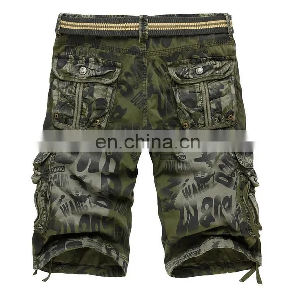 Hot Short Streetwear Cargo Factory Direct Clothing Baggy Military Workwear Pants photo-2