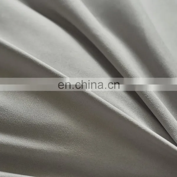 Super Soft Breathable Anti Wrinkle Brushed Microfiber Light Gray Bedding Collection Sets photo-4
