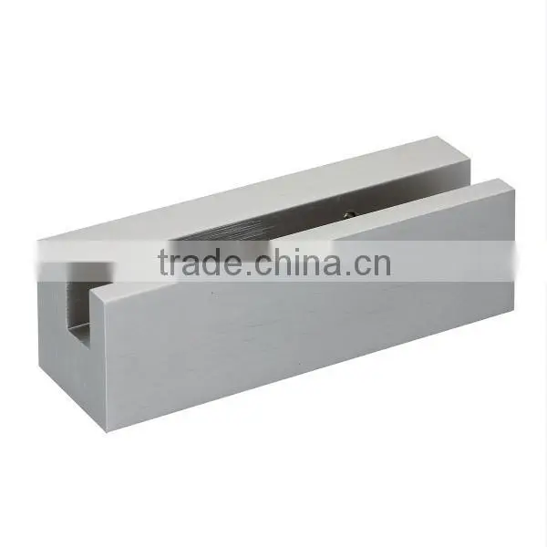 Side Clamp Aluminium Glass Sign Fixing Holder photo-2