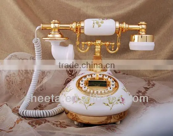 Ceramic Decorative Old Fashion Home Telephone