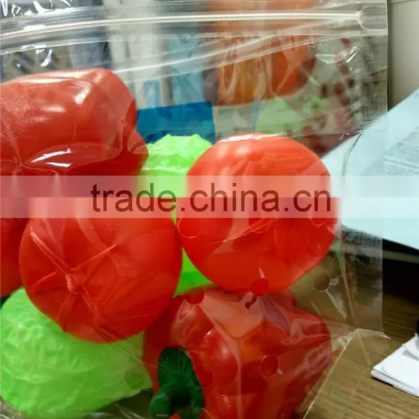 Customer Printing Plastic Packaging Fruit Bag With Holes photo-3
