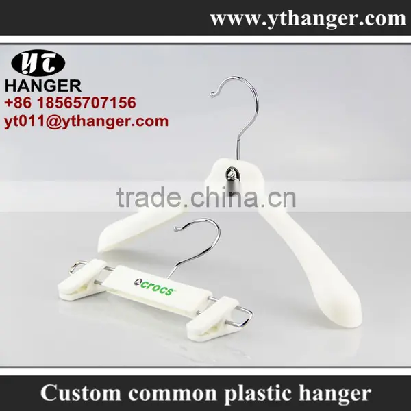 IMY-516 White Plastic Kids Hangers Closet for Pants photo-3