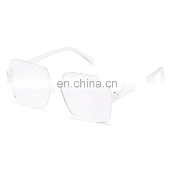 2019 Made in China, Fashion Boys Girls Lightweight Funny Wholesale Pink Square Sunglasses Uv400 Big Glasses Frame Kids/ photo-5