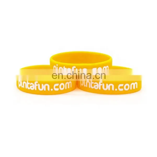 Factory Price Debossed Silicone Bangle Bracelet With Custom Logo photo-2