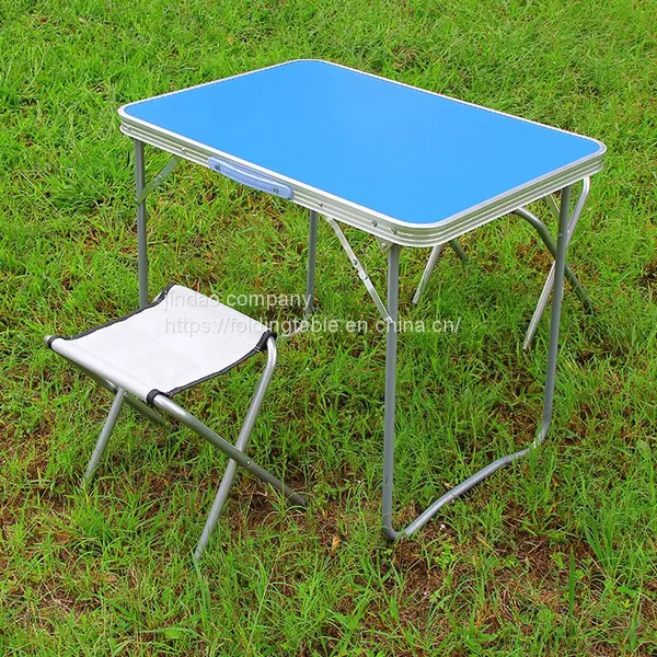 Portable Folding Picnic Outdoor Table Metal Square Modern BBQ Mini Table photo-4