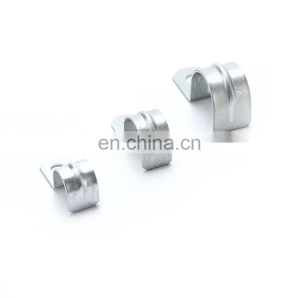 Custom Galvanized Sheet Metal Hinged u Type Pipe Hose Stainless Steel Clamp Fittings photo-5