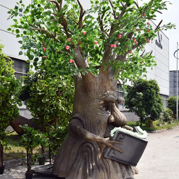 Newest Good Quality Durable Attractive Customizable Life Size Animatronic Talking Tree for Festival photo-4