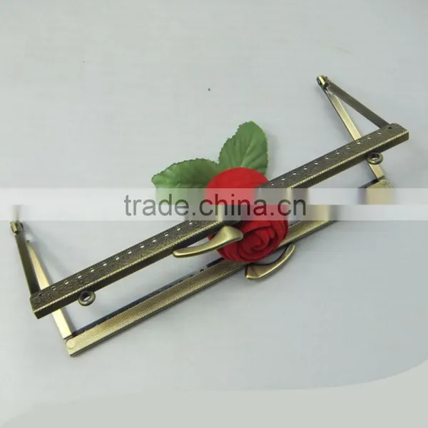 2014 Most Popular and Fashionable Clutch Bag Antique Brass Frame photo-2