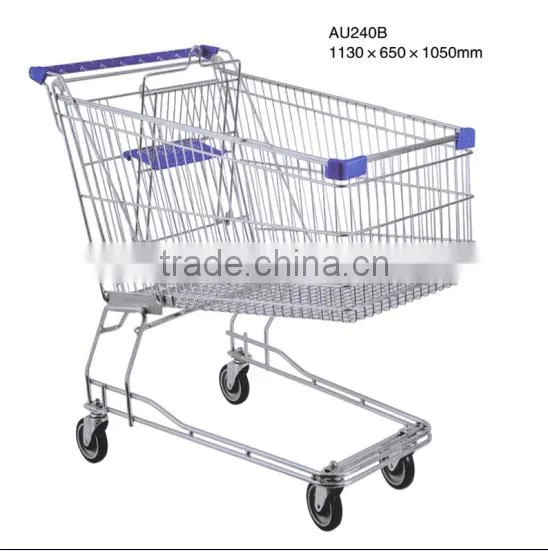 Australia Style Smart Classcial Steel Unfolding 100L Shopping Trolley photo-6