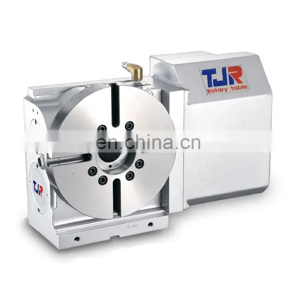 HR Series 320mm 210mm High Precision Cnc Hydraulic TJR 4th Axis Rotary Indexing Table and Tail Stock photo-4